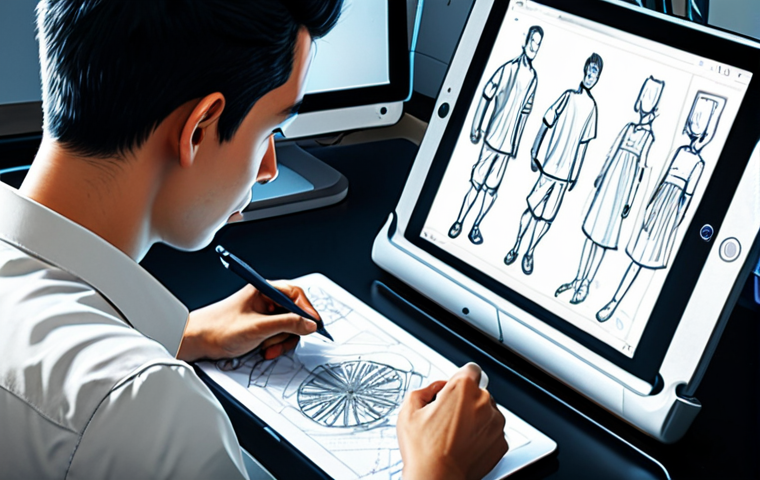 캐릭터디자이너로서의 포트폴리오 개선 팁 - Portfolio Review Scene**
"A character designer, female, in her 20s, casually dressed in a modern To... 캐릭터디자이너로서의 포트폴리오 개선 팁 - Portfolio Review Scene**
"A character designer, female, in her 20s, casually dressed in a modern To...